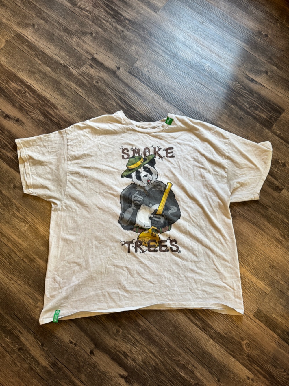 Vintage LRG Lifted Research Group Smoke Trees Panda Bear Shirt 3XL